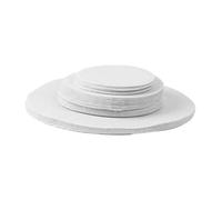 Amosfun 48PCS Round Felt Table Placemats and Coasters Non-slip Pot Pads for Dining Table Protection Soft Absorbent Felt Mats for Marble and Wood Surfaces Multipurpose Kitchen and Home Use