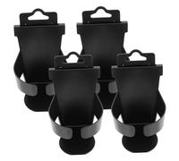 Amosfun 4pcs Adjustable Car Headrest Cup Holders Multi-functional Hanging Drink and Storage Organizer for Backseat Use in Cars Suvs Trucks with Stretch Design