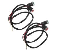 Amosfun 4Pcs Atv Gear Shifter Indicator Lights Kit with Red Reverse and Green Neutral Signal for Motorcycle, Dirt Bike, Sand Dune Karting, Off-Road Sports Vehicles