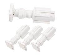 Amosfun 4pcs Blinds Mounting Brackets Louver Curtain Bracket Replacement Holder for Easy Installation Home Window Blinds Accessories