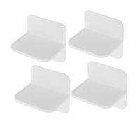 Amosfun 4pcs Cabinet Wall Anchors Cabinet Hinge Strengthener Hinge Repair Patch Simple Installation Process