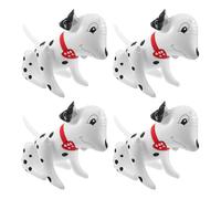 Amosfun 4pcs Dalmatian Dog Balloon Set Inflatable Spotted Puppy Pvc Material for ’ Pretend Play and Party Decorations, Classroom Rewards, Halloween Goody Bag Fillers