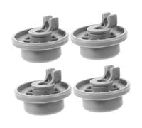 Amosfun 4pcs Dishwasher Wheels Lower Rack Replacement Parts Roller for Dishwasher Dish Rack Roller Compatible