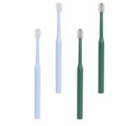 Amosfun 4pcs Dog Toothbrush Portable Kitten Toothbrush Massage Gums Gently Brush Pet’s Teeth Plastic TPE Household Dental Care for Dogs and Puppies