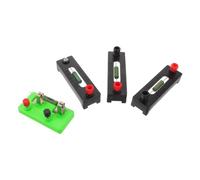 Amosfun 4pcs Fixed Resistor Kit for School Physics Electrical Experiments with 5ω 10ω 15ω Modules, Insulated Plastic Base and Screw Binding Post Connections, for Classroom Teaching