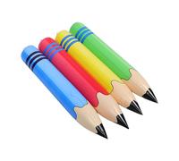 Amosfun 4Pcs Giant Inflatable Pencil Balloons PVC Jumbo Classroom Decoration Back to School Photo Props and Party Supplies