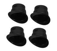 Amosfun 4pcs Heat Resistant Blender Lid Gaskets Airtight Splash Resistant Seal Rings for Square Food Mixer Pitcher Replacement Container Covers for Easy Installation and Mess Blending