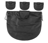 Amosfun 4pcs Helmet Storage Bag Drawstring Container Motorcycle Sports Bike Snowboard Dirt Bike Welding Training Helmet Bag
