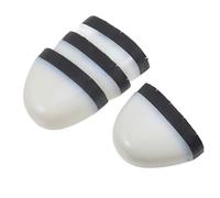 Amosfun 4pcs High Strength Plastic Toe Caps for Work Boots Protective Inserts for Shoes Lightweight Safety Toe Covers for Construction and Industrial Labor Foot Protection White
