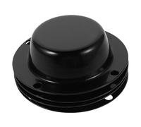 Amosfun 4pcs Industrial Grade Forklift Wheel Center Hub Covers Black Wearproof Tire Rim Caps for Heavy-duty Vehicle Tire Protection Versatile Fit for Multiple Forklift Models