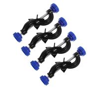 Amosfun 4pcs Large Aluminum Lab Retort Stand Clips Spray Coated Heavy Duty Table Clamps with Screw Design Multi Function Holders for Laboratory Equipment Stability and Durability