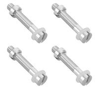 Amosfun 4Pcs M2.5X16.5 Turntable Mounting Screws with Washers for Phono Headshell Cartridge Vinyl Record Player Repair Accessories