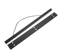 Amosfun 4pcs Magnetic Poster Hanger Frames Set 21cm Black Multi-function Displaying Tool for Wall Art and Home Decor