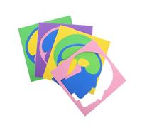 Amosfun 4pcs Montessori Human Brain Model Toy for Kids, Anatomy Interlocking Pieces, Stem Learning Educational Toy for Toddlers and Preschoolers