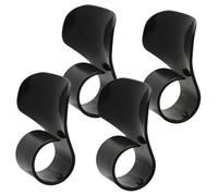 Amosfun 4pcs Motorcycle Throttle Lock Cruise Control Assist Grip for Long Distance Riding Easy Installation Hand Fatigue Relief Compatible with ATV and Motorbike Throttle Grips