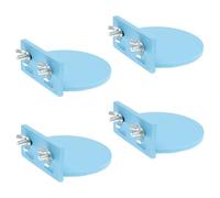 Amosfun 4pcs Plastic Hamster Jump Platform Set for Small Animals Cage Accessories, Sturdy Play Platform for Hamster and Rat Entertainment and Playing Random Color