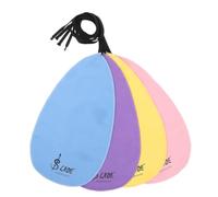 Amosfun 4pcs Saxophone and Flute Cleaning Cloth with High-density Fine Velvet Surface, Lint-free Clarinet Maintenance Tool that Protects Tone Quality and Accurate Pitch for Wind