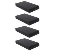 Amosfun 4pcs Shake Speaker Pad Sound Isolation Pad for Speaker Shockproof Cushion Polyethylene for Stage Voice Box