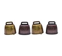 Amosfun 4pcs Sheep Bell Cattle Bell Hanging Decor Farming Accessories for Desktop Ornament
