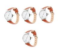 Amosfun 4pcs Skin-Friendly Female Watch Delicate Leisure Watch Decor Lady Wrist