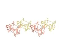 Amosfun 4pcs Steel Makeup Sponge Drying Rack Holder for Makeup Sponges and Powder Applicators, Space Saving and Portable Beauty Egg Display Stand with Creative and Lovely Design