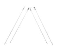 Amosfun 4pcs Transparent Blind Wand Replacement with Hook Window Blind Rods for Easy Tilt and Control