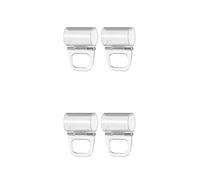 Amosfun 4pcs Venetian Blinds Hook Handle, Blinds Shades Curtain Clips for Curtain Opener, Clear Plastic Pull Down Clips Handle (20mm)