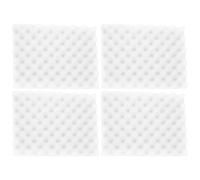 Amosfun 4pcs Wave Shape Sponge Cushion Baking Tool for Drying Sugar Flowers and Gum Paste Leaves White Fondant Cake Mat for Home Restaurant Bakery Use