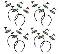 Amosfun 4sets Headband for Party Decorative Golf Themed Hair Accessory for Girls 2pcs*4