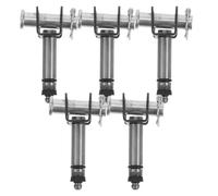 Amosfun 5 Sets Universal Jack Repair Kit with 9mm Core Iron Front Wheel for Hydraulic Jack Labor-saving Design and Secure Connection Suitable for Repair Environments