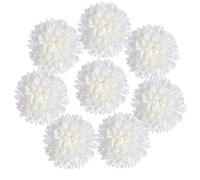 Amosfun 50 Pcs Simulation Chrysanthemums Flowers Hydrangea Fake Flowers White Fake Flowers Dried Hydrangeas Blue Gifts Artificial Chrysanthemum Wreath Plastic Water Drop Mother