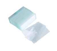 Amosfun 50 PCS Single Concave Microscope Glass Slides for Basic Biological Science Education Pre-cleaned Transparent Blank Slides for Student and Laboratory Use