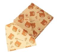 Amosfun 500 Sheets Greaseproof Food Wrapping Paper Non Sticky Sandwich Cake Wrappers Baking Wraps for Bread Food Storage and Presentation