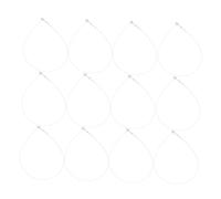Amosfun 5000pcs Plastic Fasteners for Retail Clothing White Hang Price Strings with Loops Easy Attachment and for Merchandise Display and Inventory Management