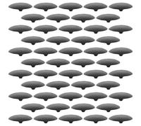 Amosfun 500pcs Black Plastic Screw Caps Cross Head Decorative Cover Plugs for Screw Protection and Replacement, Plastic Caps for Furniture, Cabinets, Bookcases