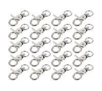 Amosfun 50pcs Bird Cage Door Lock for Parrot Cage Zinc Alloy Material with Escapeproof Design and Quick Installation and Chicken Coop Use