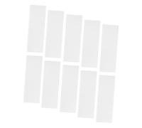 Amosfun 50pcs Glass Blank Microscope Slides Smooth Edges Laboratory Glass Slides for Biology Chemistry Education Research and Engineering Use