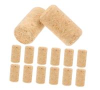 Amosfun 50pcs Natural Cork Wine Bottle Stoppers Leakproof Seal for Beer Liquor Bottles Cork Replacements for DIY Crafts Home Bar Restaurants
