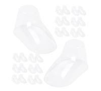 Amosfun 50Pcs Plastic Feet Models Shoe Display Stands for Socks Booties Shop Store Use PVC Material