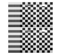 Amosfun 50pcs Racing Car Theme Gift Bags - Plastic Shopping Pouch Tote for Package Wrapping, Wedding, Present