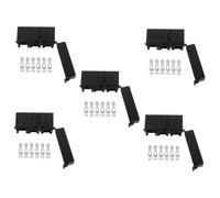 Amosfun 5pcs Automotive Fuse Holder Way Distribution Block Compact Versatile Fuse Box for Seamless Installation User Friendly Design