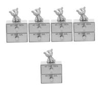 Amosfun 5pcs Baby First Tooth Box Metal Drawer Type Storage Elegant and Compact Baby Keepsake Organizer