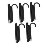 Amosfun 5pcs Cane Prop Lightweight Detachable Plastic Crutch for Cosplay and Stage Performance Halloween Party Accessory for Magician Costume