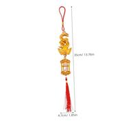 Amosfun 5pcs Chinese Year Snake Pendant Tassel Hanging Decorations with Lucky Charm Bonsai for Home Office Party Festive Ornament Feng Shui Lucky Symbols