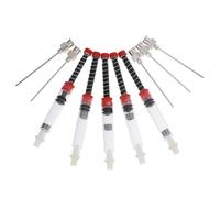 Amosfun 5pcs Fountain Pen Ink Absorber Converter Red Ink Fill Assistant for Student Pen Refill Tool Compatible with European Standard for School and Office Use