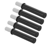 Amosfun 5pcs Hydraulic Soft Close Damper for Trash Can Lids Quiet Smooth Lid Closer with Noise Reduction for Kitchen Wastebaskets Heat-resistant Slow Close Mechanism Office and Home Use