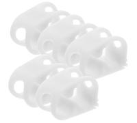 Amosfun 5pcs Lab Water Tube Control Clamps Adjustable Flow Regulator Accessories for Flexible Hose Laboratory Precise Water Flow Management White