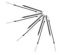Amosfun 5pcs Resistive Touchscreen Stylus Pen with Screen-friendly Tips and Lightweight Plastic Design, Includes Spring Rope for Anti-lost Use, Suitable for Tablet and Phone Editing Or