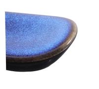 Amosfun 5pcs Retro Ceramic Chopstick Holder Ceramic Spoon Rack Vintage Utensil Holder Spoon Stand Chopsticks Utensil Japanese Rest Blue