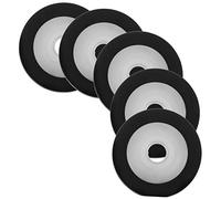 Amosfun 5pcs Rubber Pinch Rollers Bearing Roller for Video and Audio Cassette Tape Recorder Repair Maintenance Compatible Radio and Dvd Drive